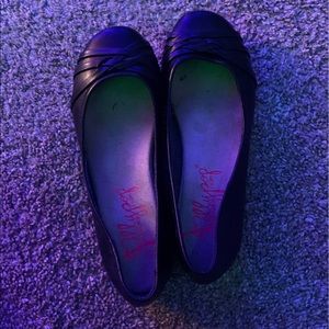 Jelly pop black flats, Size 7.5